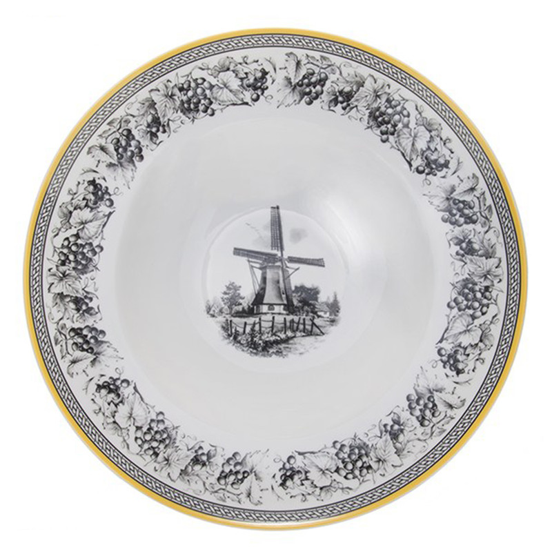 ظرف پاستا چینی زرین ایران مدل ایتالیا ویلیج سایز 30 درجه عالی