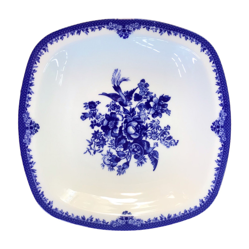 بشقاب خورش خوری چینی زرین مدل کواترو فلورانس بسته 6 عددی